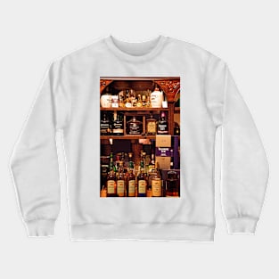 Whiskeys at Temperance Bar in Cahir, County Tipperary, Ireland Crewneck Sweatshirt